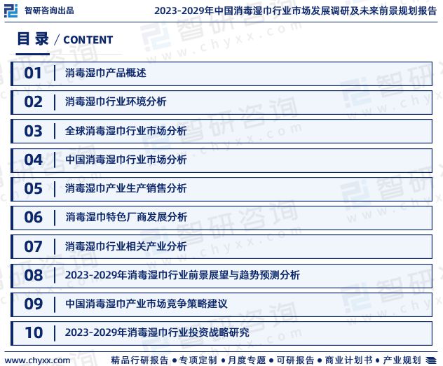 2023年消毒湿巾行IM电竞 IM电竞网址业发展环境及投资前景分析报告(图2)