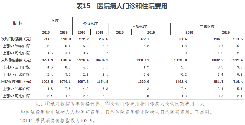 2019年我国卫生健康事业发展统计公报(图17)